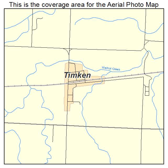 Timken, KS location map 