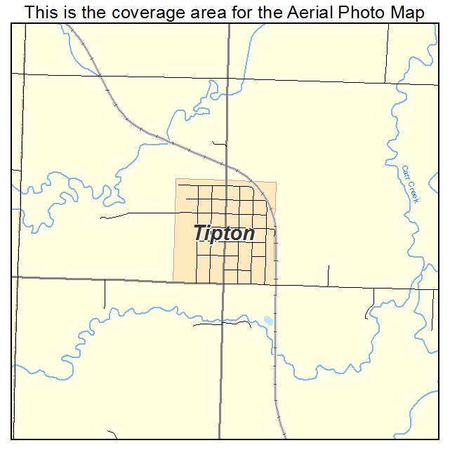 Tipton, KS location map 