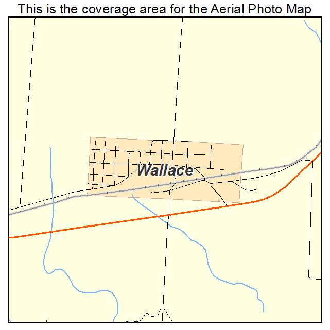 Wallace, KS location map 