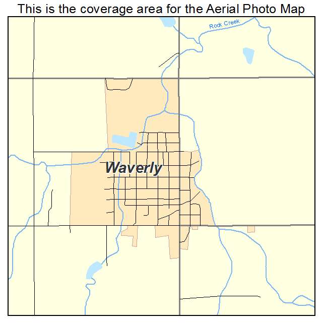 Waverly, KS location map 