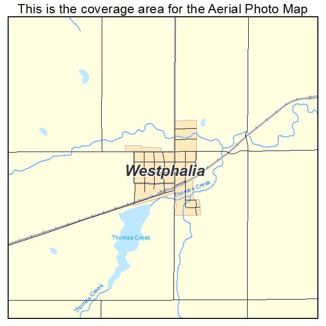 Westphalia, KS location map 