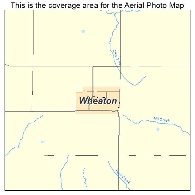 Wheaton, KS location map 
