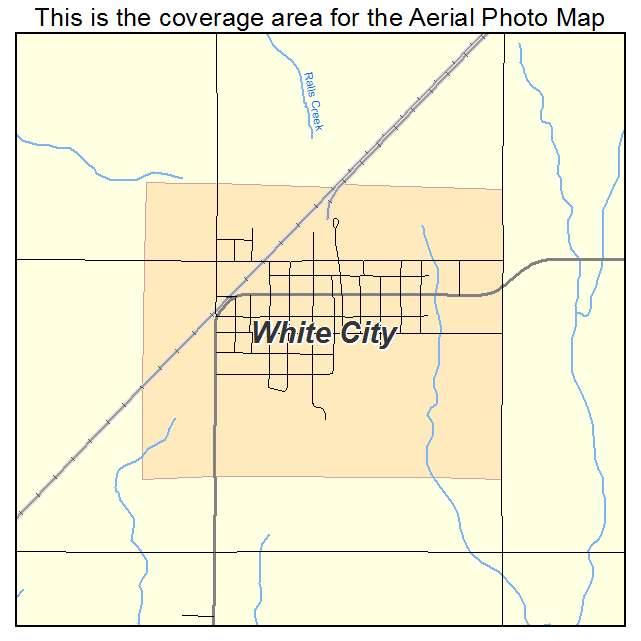 White City, KS location map 