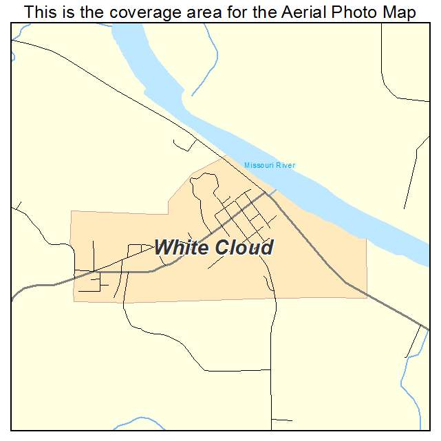 White Cloud, KS location map 