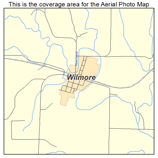 Wilmore, KS location map 