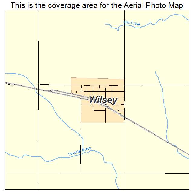 Wilsey, KS location map 