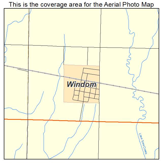 Windom, KS location map 