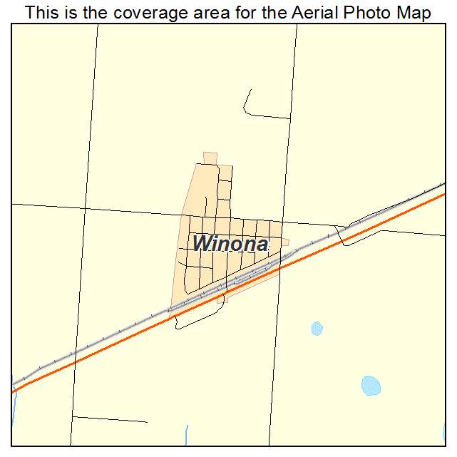 Winona, KS location map 