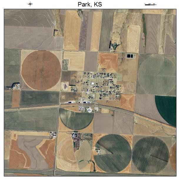 Park, KS air photo map