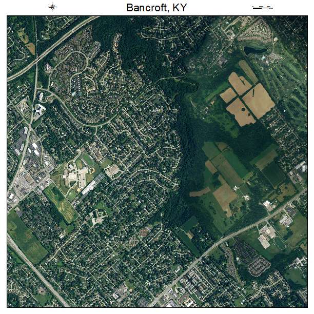 Bancroft, KY air photo map
