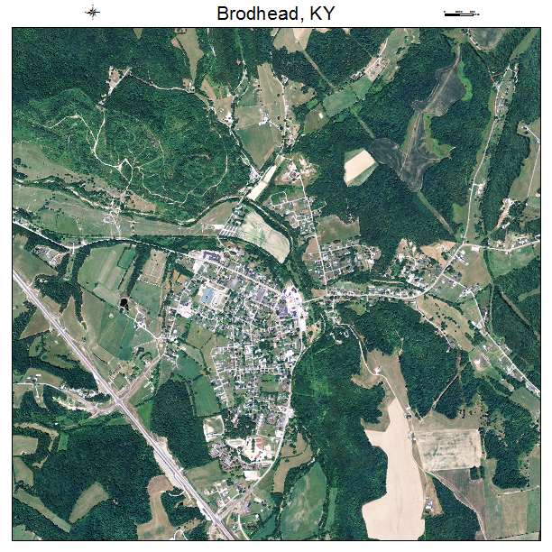 Brodhead, KY air photo map