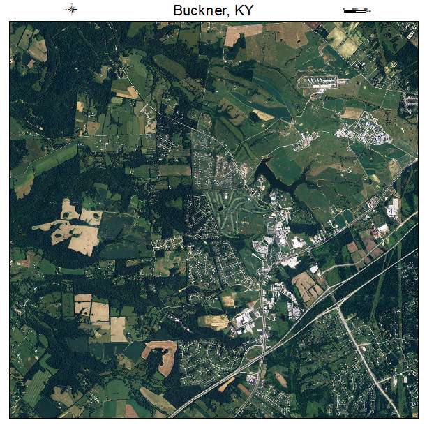 Buckner, KY air photo map