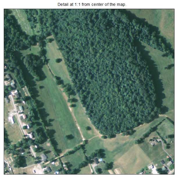 Annville, Kentucky aerial imagery detail