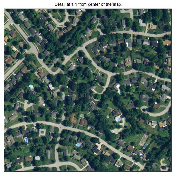 Bancroft, Kentucky aerial imagery detail