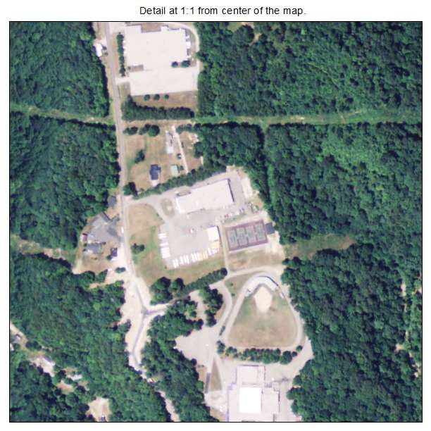 Beattyville, Kentucky aerial imagery detail