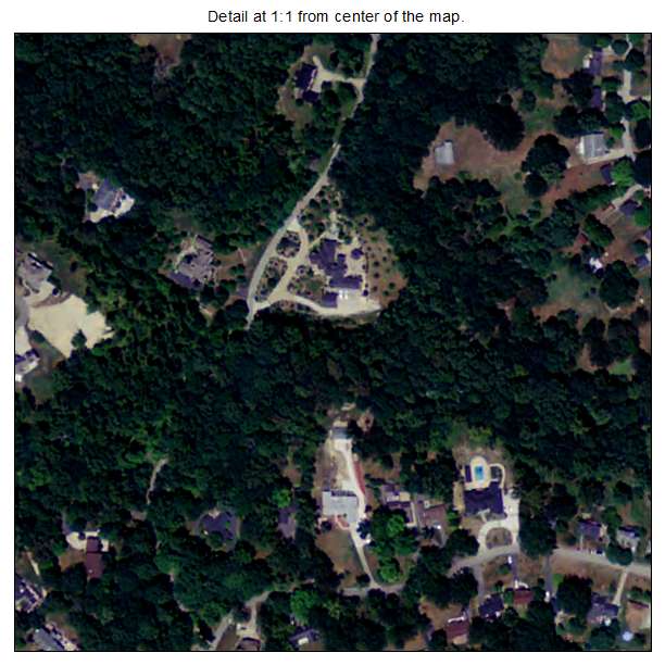 Bellefonte, Kentucky aerial imagery detail