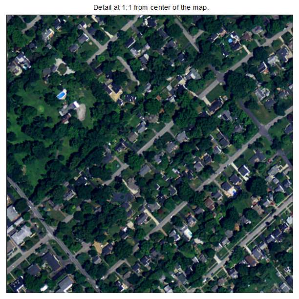 Bellewood, Kentucky aerial imagery detail