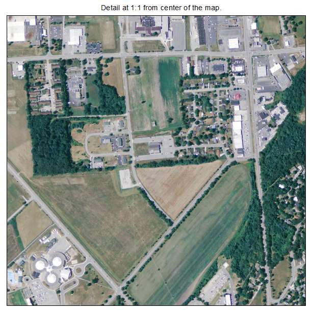 Berea, Kentucky aerial imagery detail