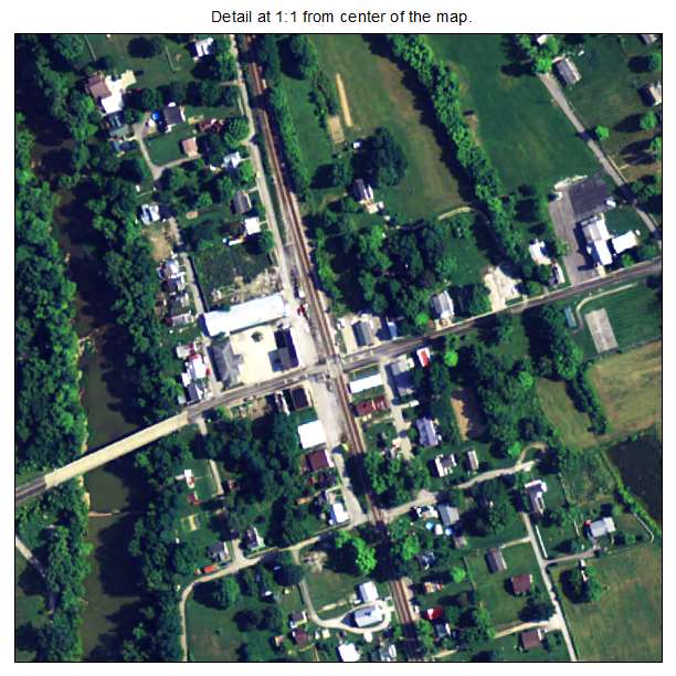 Berry, Kentucky aerial imagery detail