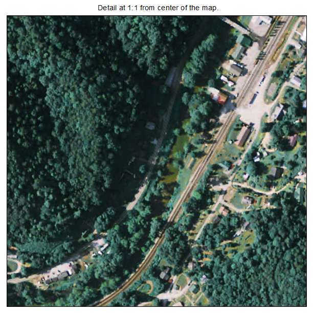 Blackey, Kentucky aerial imagery detail