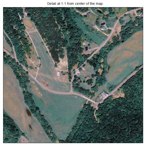Blaine, Kentucky aerial imagery detail