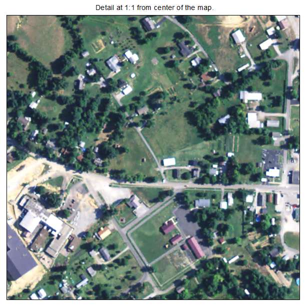 Bremen, Kentucky aerial imagery detail