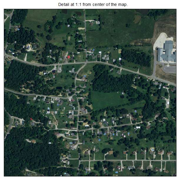 Brooks, Kentucky aerial imagery detail