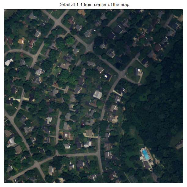 Brownsboro Farm, Kentucky aerial imagery detail