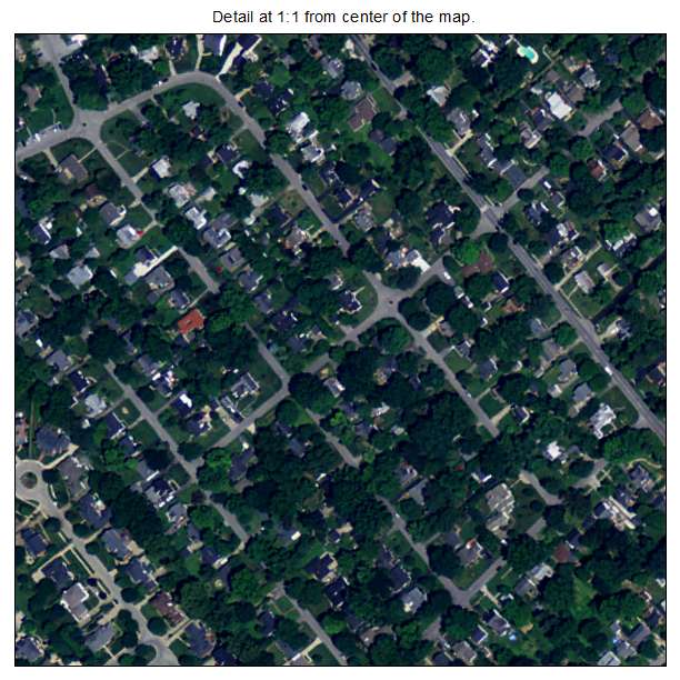 Brownsboro Village, Kentucky aerial imagery detail