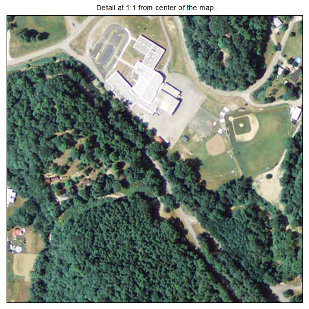 Buckhorn, Kentucky aerial imagery detail