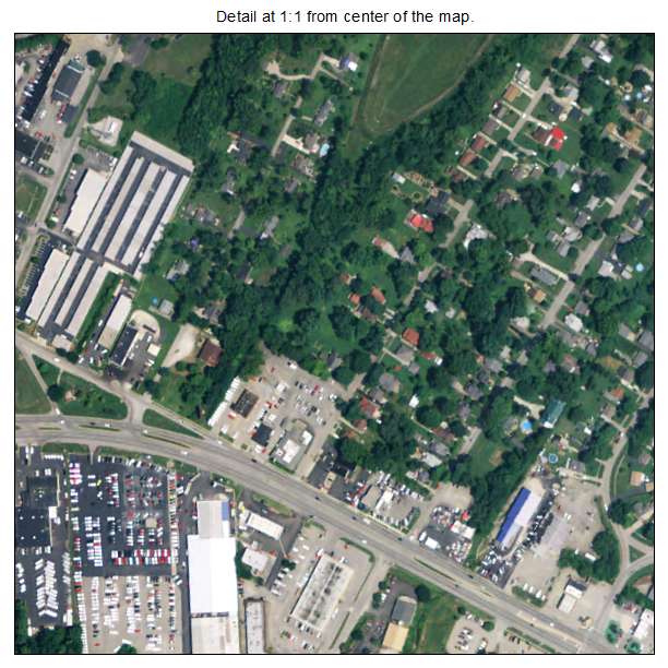 Buechel, Kentucky aerial imagery detail