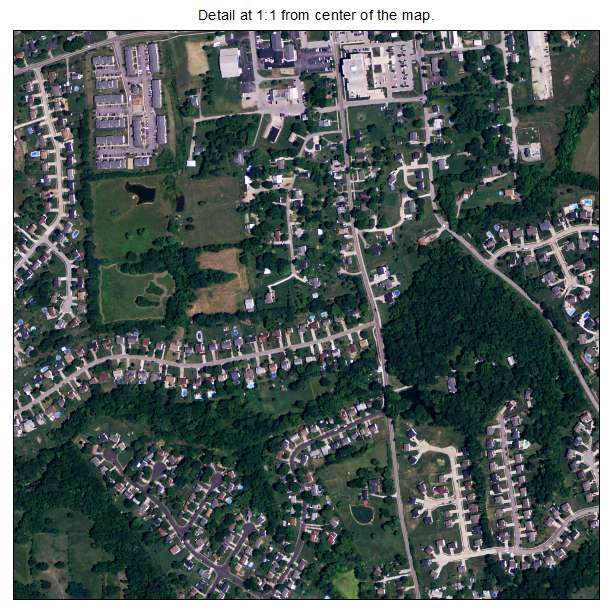 Burlington, Kentucky aerial imagery detail