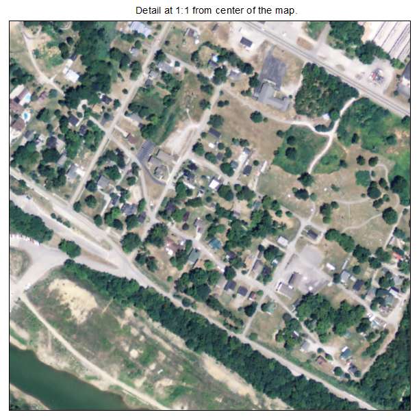 Burnside, Kentucky aerial imagery detail