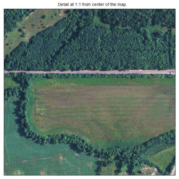 Caneyville, Kentucky aerial imagery detail