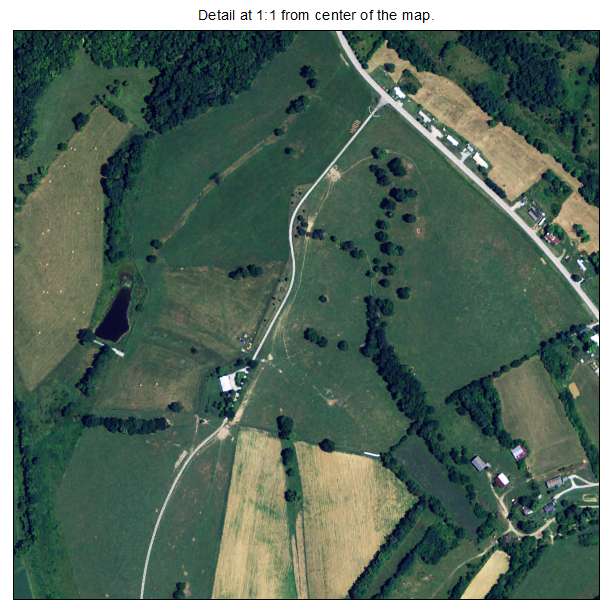 Carlisle, Kentucky aerial imagery detail