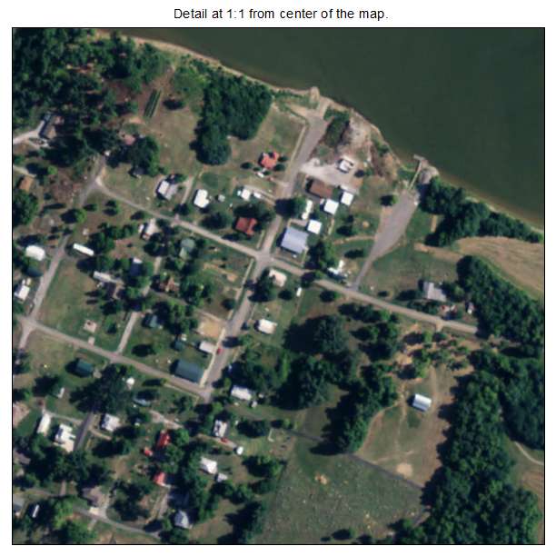Carrsville, Kentucky aerial imagery detail