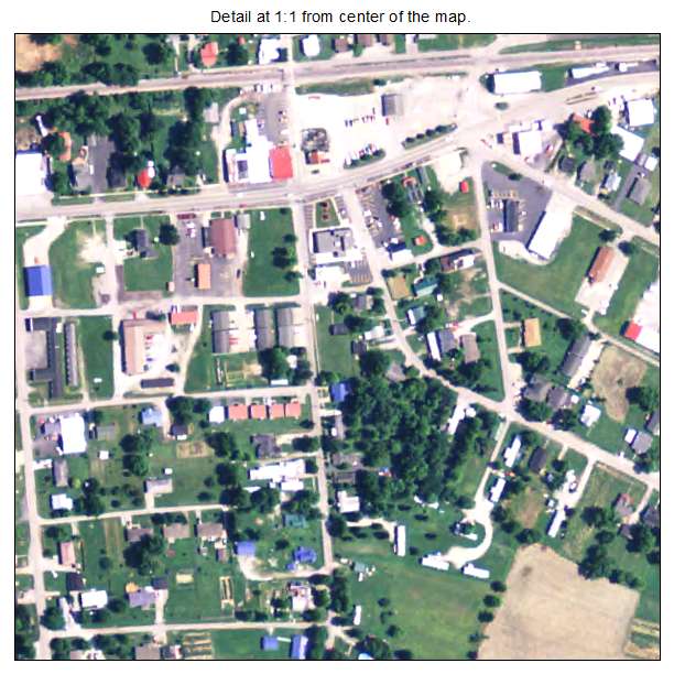 Clarkson, Kentucky aerial imagery detail