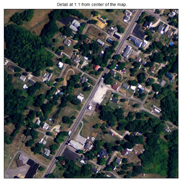 Corydon, Kentucky aerial imagery detail