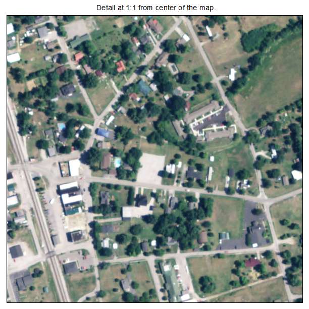 Crofton, Kentucky aerial imagery detail