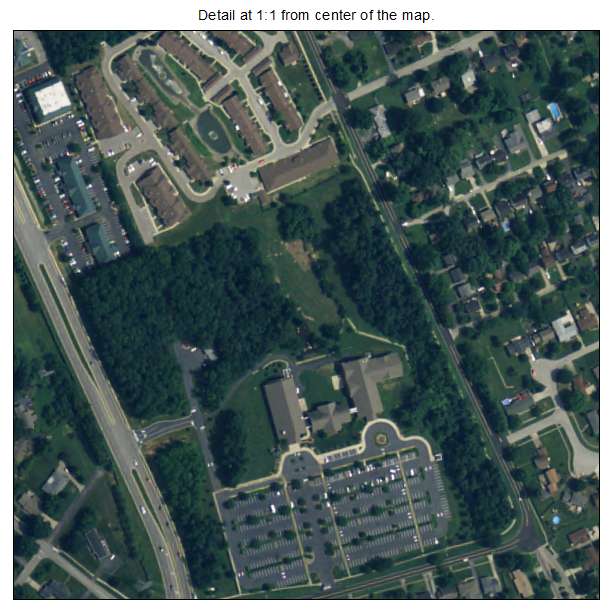 Douglass Hills, Kentucky aerial imagery detail