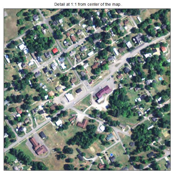 Drakesboro, Kentucky aerial imagery detail