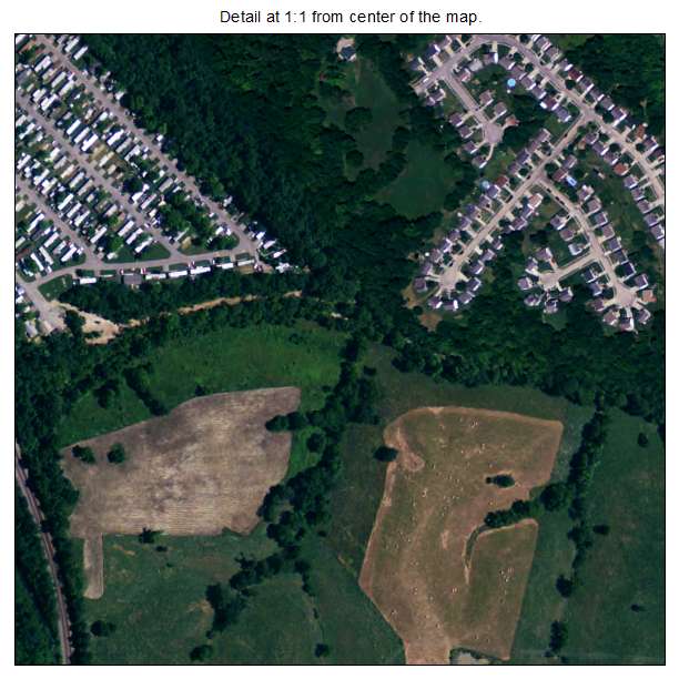 Elsmere, Kentucky aerial imagery detail