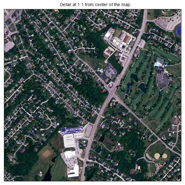 Erlanger, Kentucky aerial imagery detail