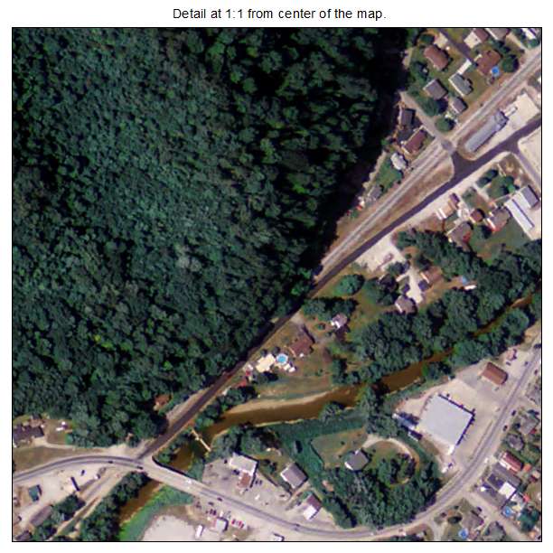 Evarts, Kentucky aerial imagery detail