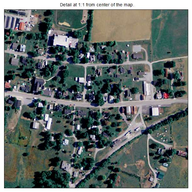 Ewing, Kentucky aerial imagery detail