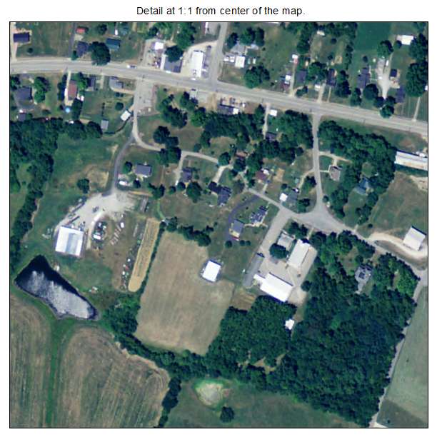 Fairfield, Kentucky aerial imagery detail