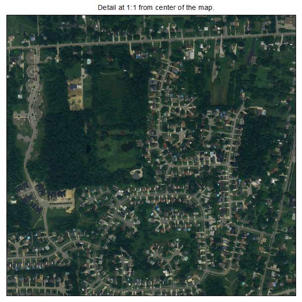 Fern Creek, Kentucky aerial imagery detail