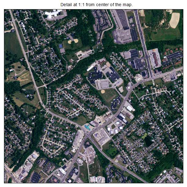 Florence, Kentucky aerial imagery detail