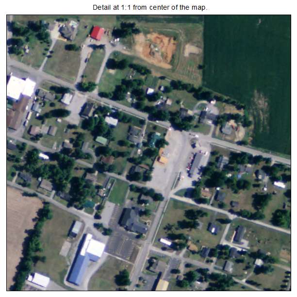 Fredonia, Kentucky aerial imagery detail