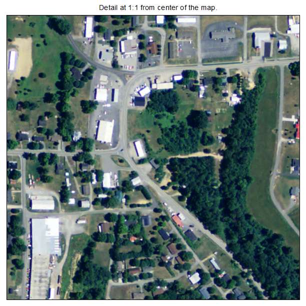 Gamaliel, Kentucky aerial imagery detail